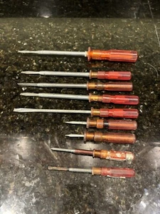 9 vintage Quick Wedge screwdrivers - Picture 1 of 7