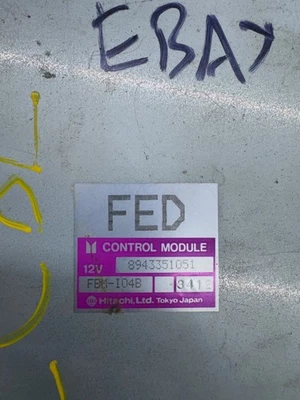 8943351051 Isuzu Pickup 1990-1993 ecu ecm ordenador FBM-I04B Foto 1 de 2