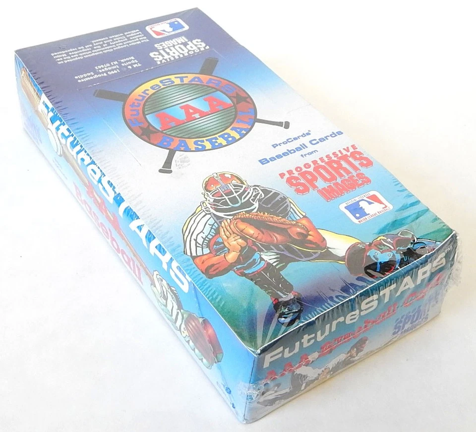 1990 ProCards AAA Baseball Future Stars Factory Sealed Box 48 Packs - Image 1 of 2