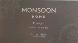 Juego de cubiertos para niños Monsoon Home "Mirage" de 3 piezas Arthur Price Silvertone - Imagen 1 de 4