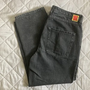 Empyre Relaxed Fit Black Denim Jeans Herren 37x30 Baggy Skater Wide Leg - Bild 1 von 14