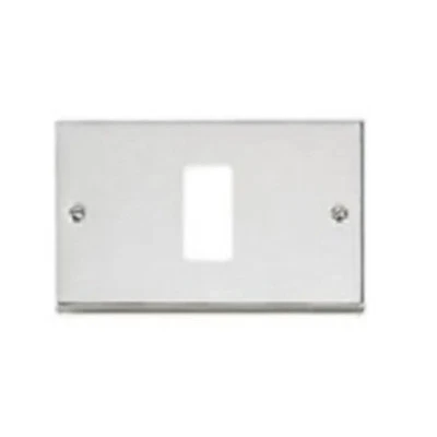 FAEG placca alluminio compatibile bticino magic copri interruttore paglierino 1 foro