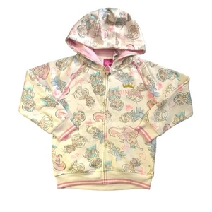 Disney Princess Warm and Cozy Character Full Zip Hooded Jacket (Oatmeal - Picture 1 of 2