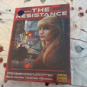 Don Eskridge's The Resistance Game New Sealed 2012 Indie Boards & Cards - Picture 1 of 2