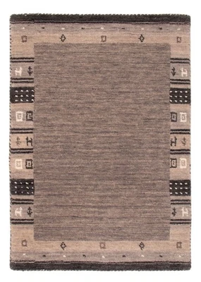 Morgenland Gabbeh Teppich - Softy - 90 x 60 cm - grau - Bild 1 von 4