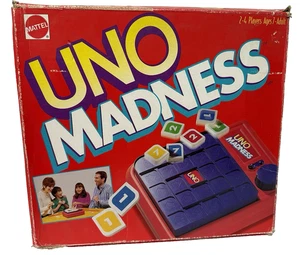 Uno Madness Mattel 1995 Family Game COMPLETE - Picture 1 of 3
