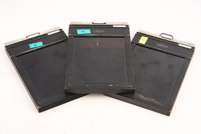 Fidelity Lot of 3 Wood Film Holder for 4x5 Cut Sheet Film V22 - Image 1 of 4