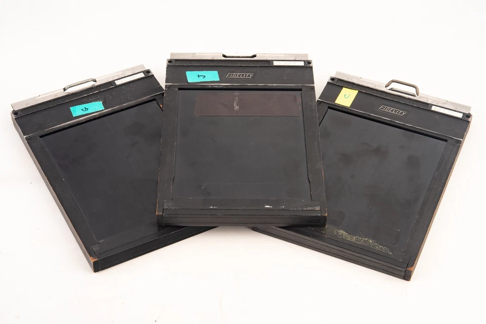 Fidelity Lot of 3 Wood Film Holder for 4x5 Cut Sheet Film V22 - Image 1 of 4
