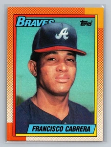 1990 Topps #254 Francisco Cabrera - Picture 1 of 2