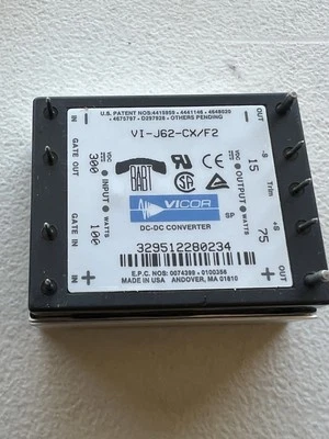 vicor dc dc converter VI-J62-CX/F2 15V - Image 1 of 3