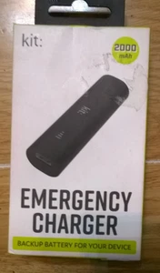 Kit 2000 mAh Mini Rechargable Portable Emergency Charging Bank / Backup Battery - Picture 1 of 5