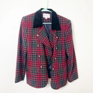 SELTENE elegante Vintage-Woll-Mix-Damenblazer aus L&T. Größe 10. So schön! - Bild 1 von 9