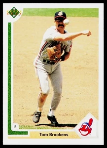 1991 Upper Deck Tom Brookens #102 Cleveland Indians - Bild 1 von 2
