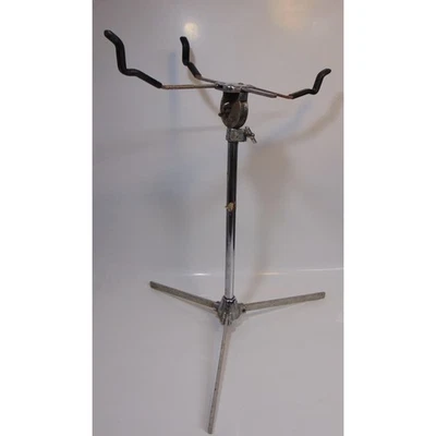 Suporte de tarola Slingerland vintage base plana Niles resistente ajustável usado - Imagem 1 de 4