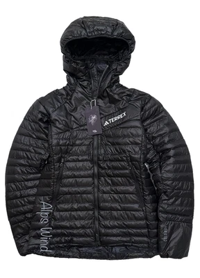 Adidas Terrex Women's Black Techrock Down Hooded Jacket IB4199 Size-S NWT$350 - Image 1 of 4