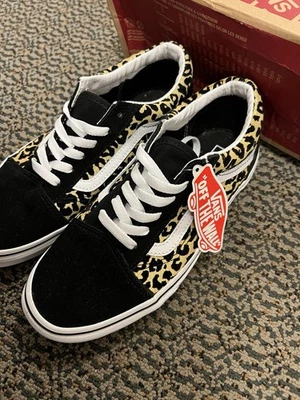 Vans Old Skool leopardo flocado Foto 1 de 4
