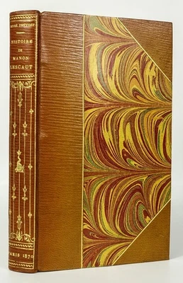 📖 ABBÉ PREVOST - MANON LESCAUT-HISTOIRE DU CHEVALIER DES GRIEUX. 1870 - RELIURE - Photo 1/4