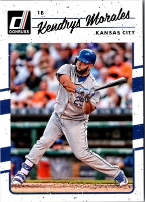 2017 Donruss Kendrys Morales #103 Kansas City Royals Baseball Card - Image 1 of 2