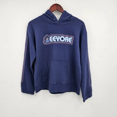 Vintage Disney EEYORE Hoodie Sweatshirt Size Medium POOH 100 Acre Collection - Image 1 of 4