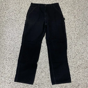 Vintage Carhartt Carpenter Hose Herren 34x34 schwarz Canvas Workwear B11 schwarz - Bild 1 von 8