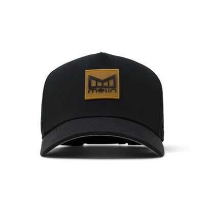 Melin Odysea Stacked Hydro Snapback Hat - Men's - Classic / Black/Gum BELOW MSRP - Image 1 of 4