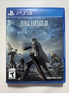 Final Fantasy XV 15 Day One Edition (PS4, 2016) Completo CIB - Imagen 1 de 3