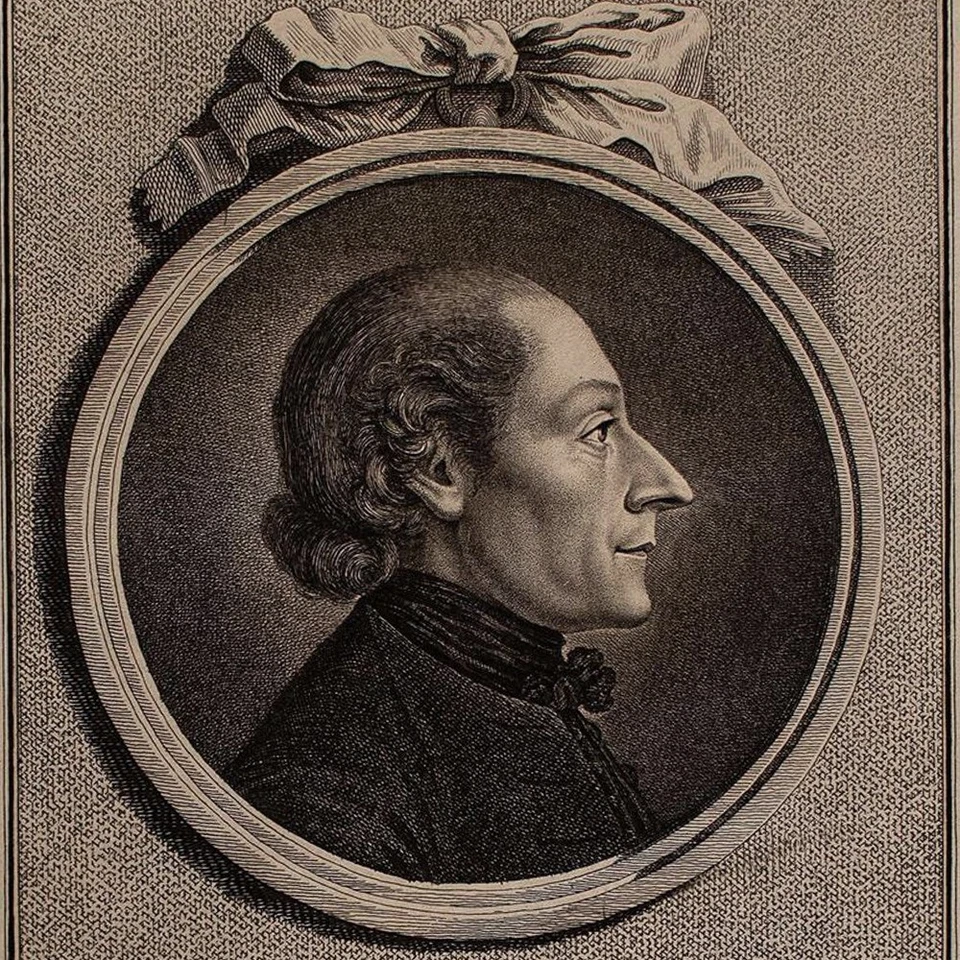 Georg Schmoll Porträt Johann Caspar Lavater Philosoph Orig Kupferstich 18 Jhd - Bild 1 von 3