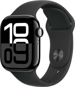 APPLE Watch S10 GPS 46 mm Alugehäuse Sportband S/M Schwarz MWWP3QF/A B-Ware - Bild 1 von 3
