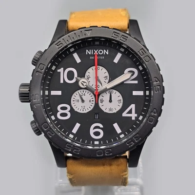 Reloj Hombre Nixon 51-30 Cronógrafo Negro Acero Inoxidable 300M Foto 1 de 4