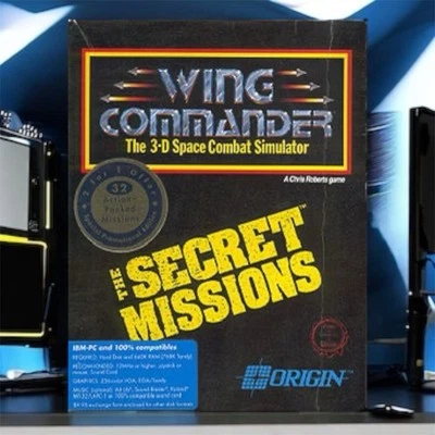 Wing Commander: The Secret Missions (PC, 1991) – Sealed! RARE 5.25” Disk - Image 1 of 4
