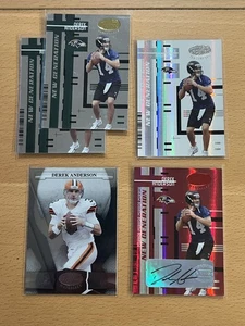 2005 Derek Anderson Donruss Certified Rookie Lot Baltimore Ravens OSU Beavers - Picture 1 of 1