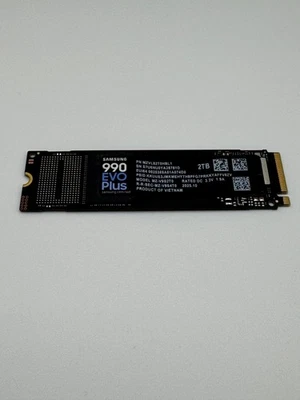 Samsung 990 EVO PLUS SSD 2TB PCIe Gen 4x4 | M.2 2280 - MZ-V9S2T0B/AM - OPEN BOX! - Image 1 of 2