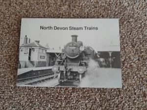 Postcards  North Devon Steam Trains in Folder Set Of 9 Views - Picture 1 of 3