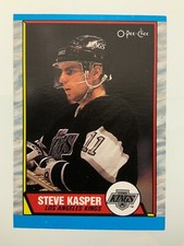 1989-90 Steve Kasper 194 OPC Los Angeles Kings O-Pee-Chee Hockey Card 116Z