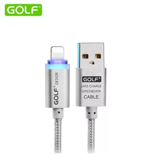 Golf LED USB Chargeur Câble pour IPHONE 7 6 6S 8 Plus X Se IPAD Données Original - Photo 1 sur 2