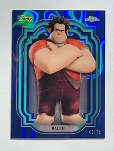 2024 Topps Chrome Disney Ralph Blue Lava Refractor /75 - Picture 1 of 2