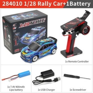 Wltoys 284010 Mini 1/28 RC Rally Car RC Drift Car Remote Control 30km/h 4WD 2.4G - Bild 1 von 9