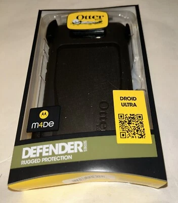 Capa OtterBox Defender Series fabricante de equipamento original para Motorola Droid Ultra - Preta - 77-31052 - Imagem 1 de 4
