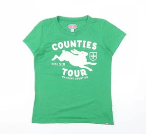 Rampant Sporting Green Graphic T-Shirt, Size 10, Women's - Picture 1 of 12