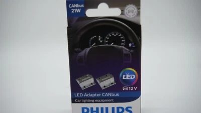 PHILIPS 21W LED 1156, 1157, 7440, T20, 7443, 3156, 3157 CANbus Warning Decoder - Image 1 of 4