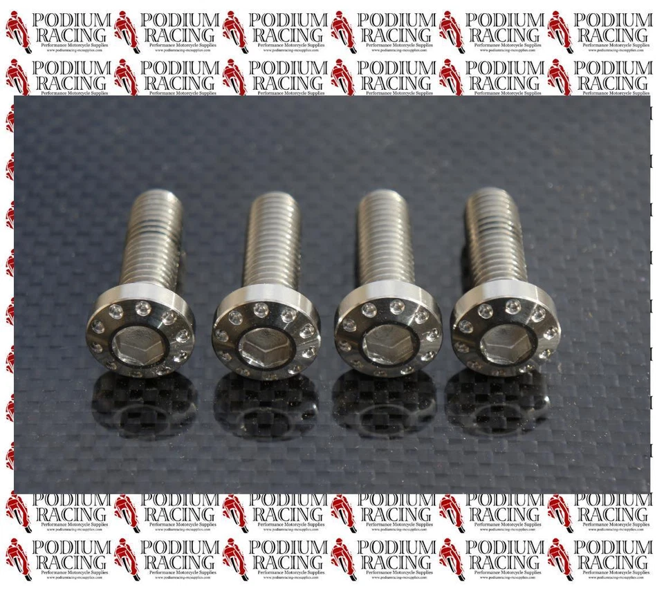 MV AGUSTA F4 PLATA TITANIO ESTRIBA TRASERA PERNOS DE SUSPENSIÓN 750 1000 MODELOS Foto 1 de 1