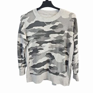 Aerie Camouflage Desert Pullover Seitenschlitz Sweatshirt Small Lounge Cozy - Bild 1 von 6