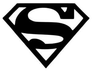 Superman Silhouette Logo vinyl decal sticker - Picture 1 of 1