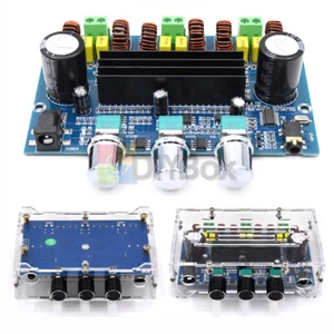 TPA3116D2 AUX Bluetooth 5.0 Digital Power Amplifier Board 2*50W+100W 2.1 Channel - Picture 1 of 33
