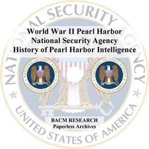 WWII Pearl Harbor National Security Agency History of Pearl Harbor Intelligence - Foto 1 di 5