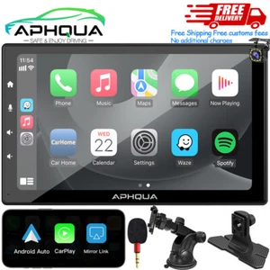 Aphqua 9In LED Touchscreen Car Radio Stereo Wireless Apple Carplay Android Auto - Bild 1 von 10