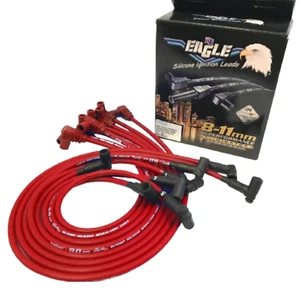 Eagle RED 9mm Ignition Spark Plug Leads Fits Commodore VS VT V6 95-99. - Picture 1 of 3