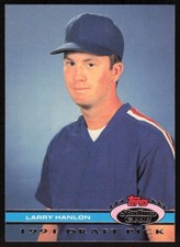 1992 Stadium Club Dome #76 Larry Hanlon Texas Rangers Rookie