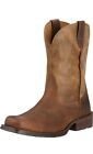 Ariat 35829 Rambler Men Square Toe Leather Western Boot, 11, Earth/ Brown Bomber
