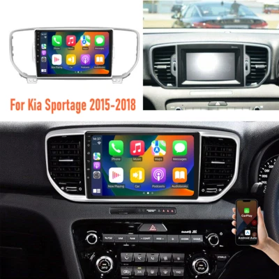 4-64GB Apple CarPlay Android auto Car radio Head Unit For Kia Sportage 2015-2018 - image 1 of 4